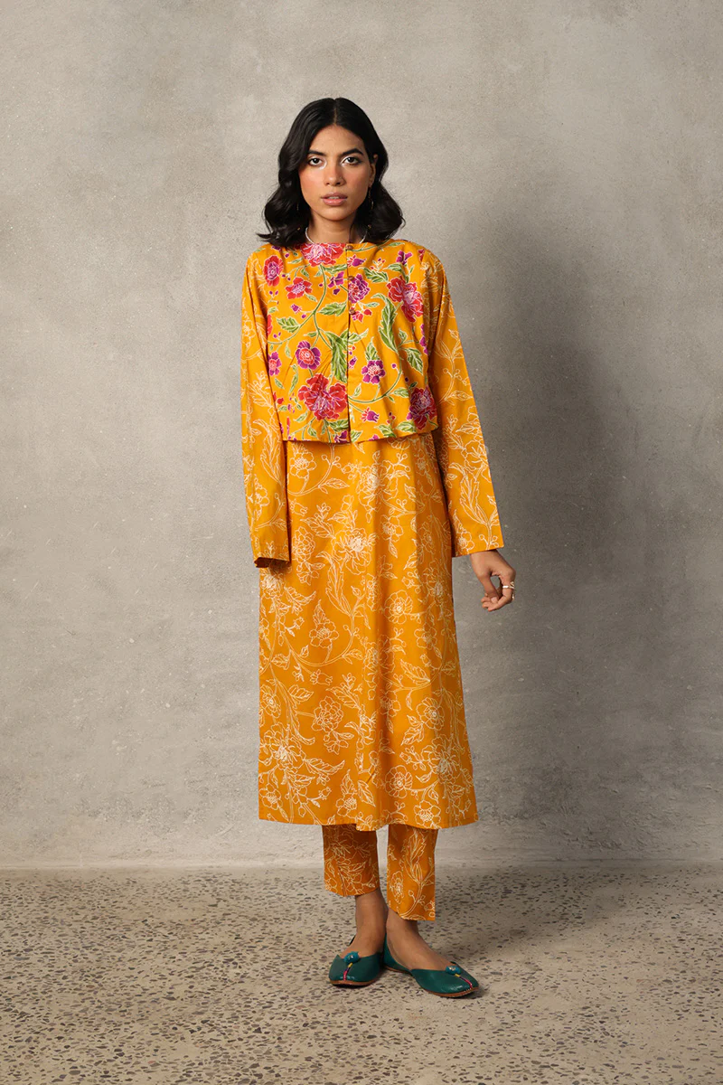 Chintz Garden Koti Ensemble - Image 6
