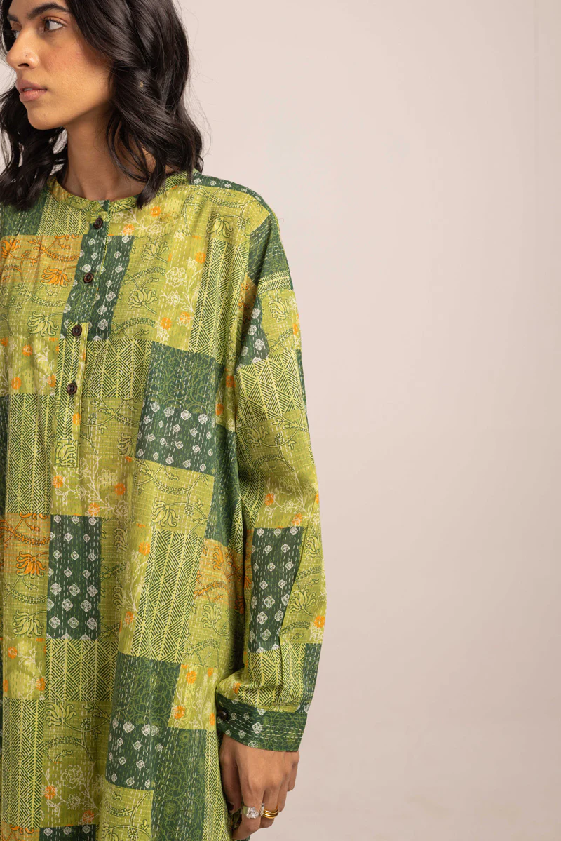 Kantha Quilted Whimsy Duo - Image 11
