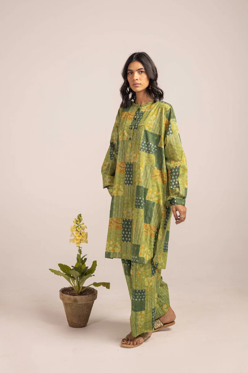Kantha Quilted Whimsy Duo - Image 12