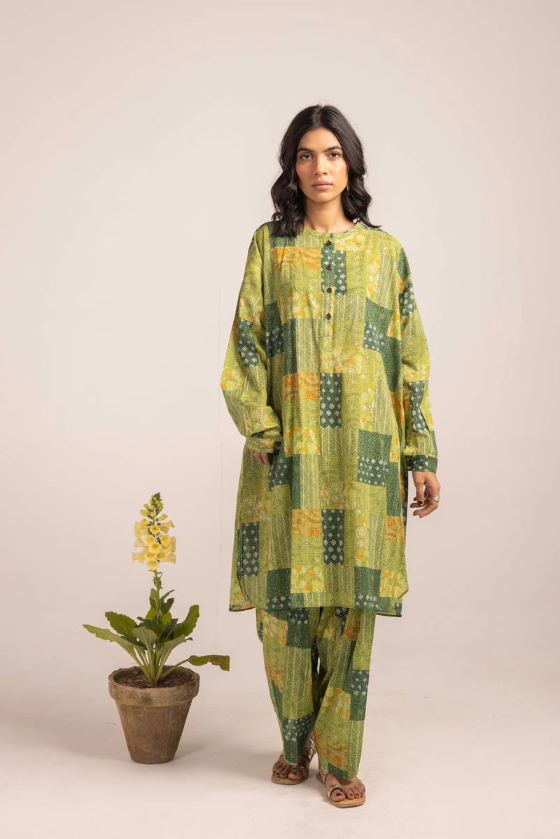 Kantha Quilted Whimsy Duo - Image 17