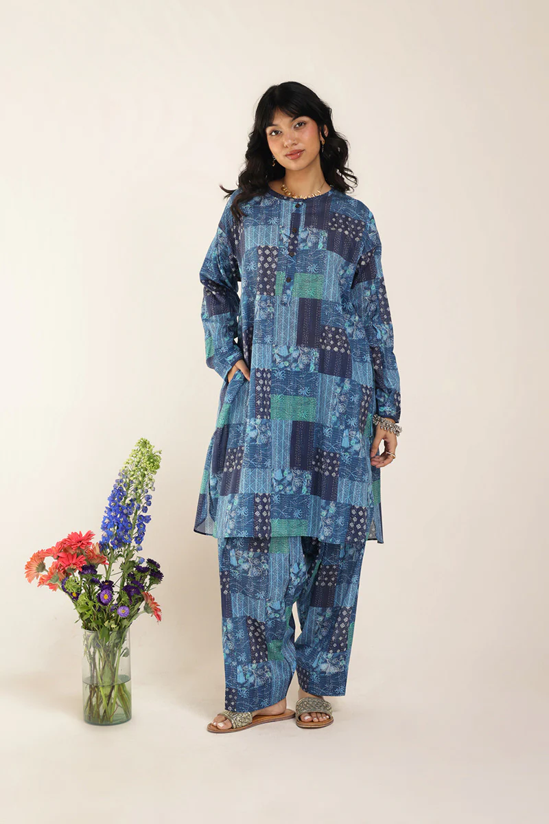 Kantha Quilted Whimsy Duo - Image 3