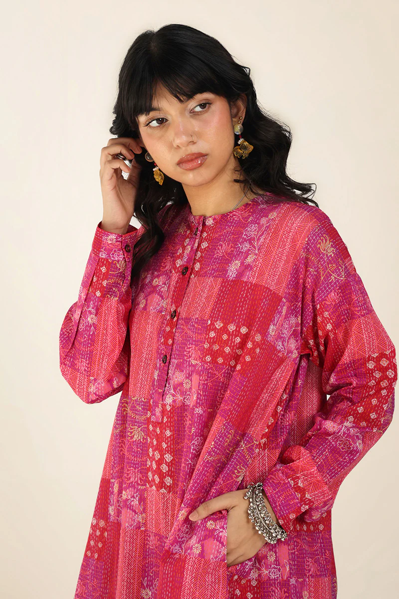 Kantha Quilted Whimsy Duo - Image 6