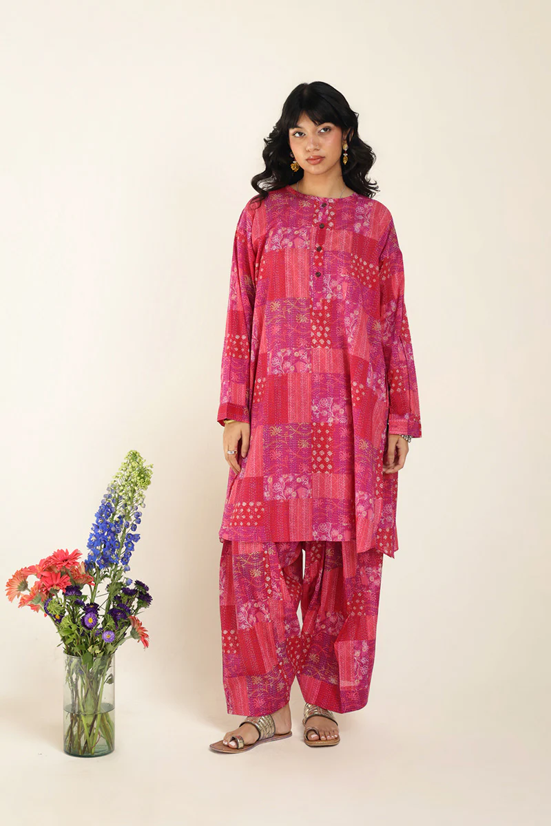 Kantha Quilted Whimsy Duo - Image 7
