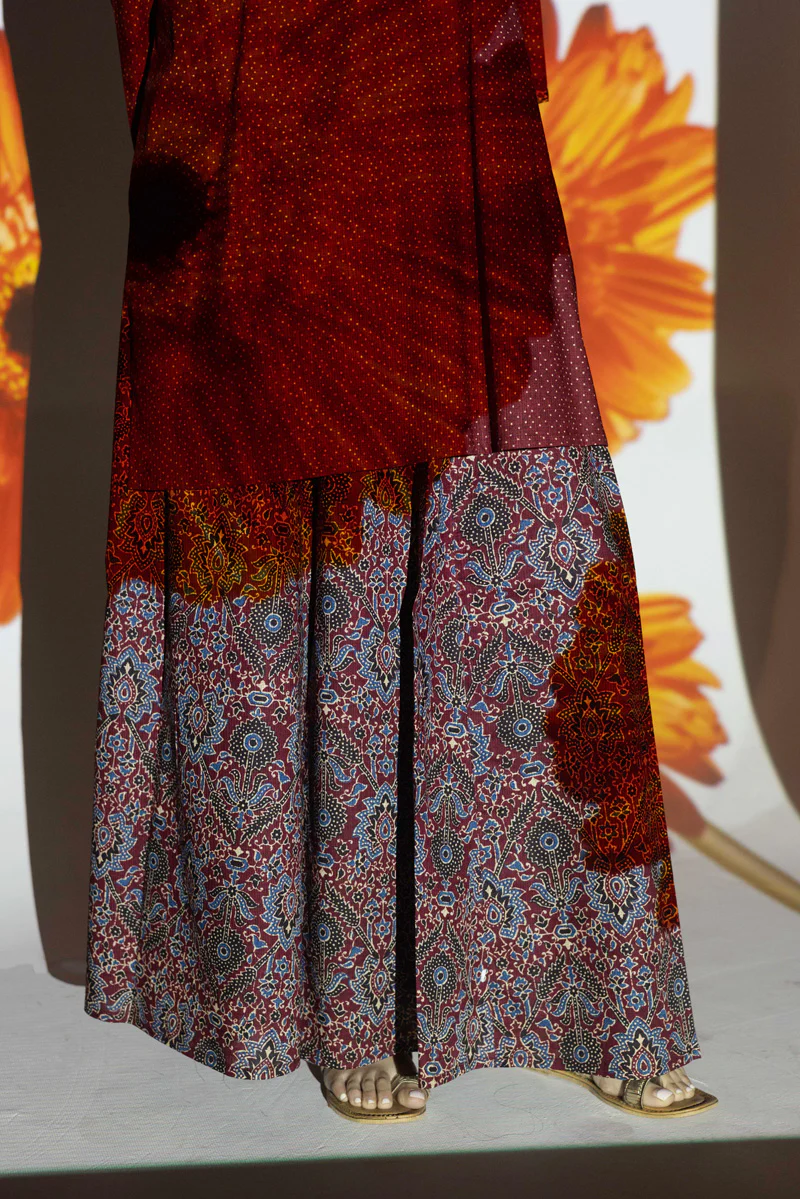 Pure Ajrak Tales Skirt Duo - Image 9