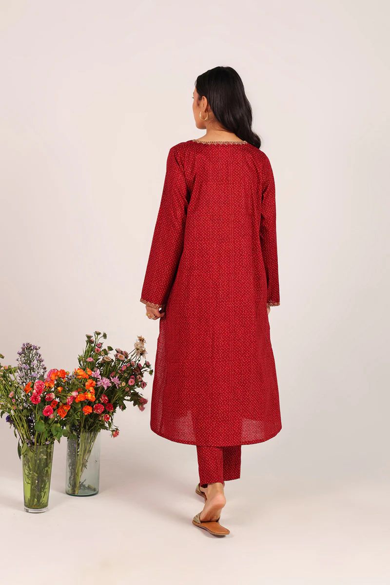 Ajrak Tales Gold Threaded Duo - Image 13