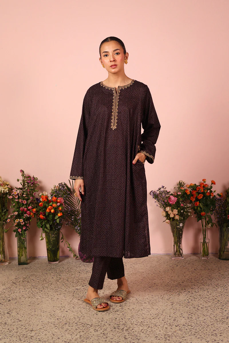 Ajrak Tales Gold Threaded Duo - Image 5