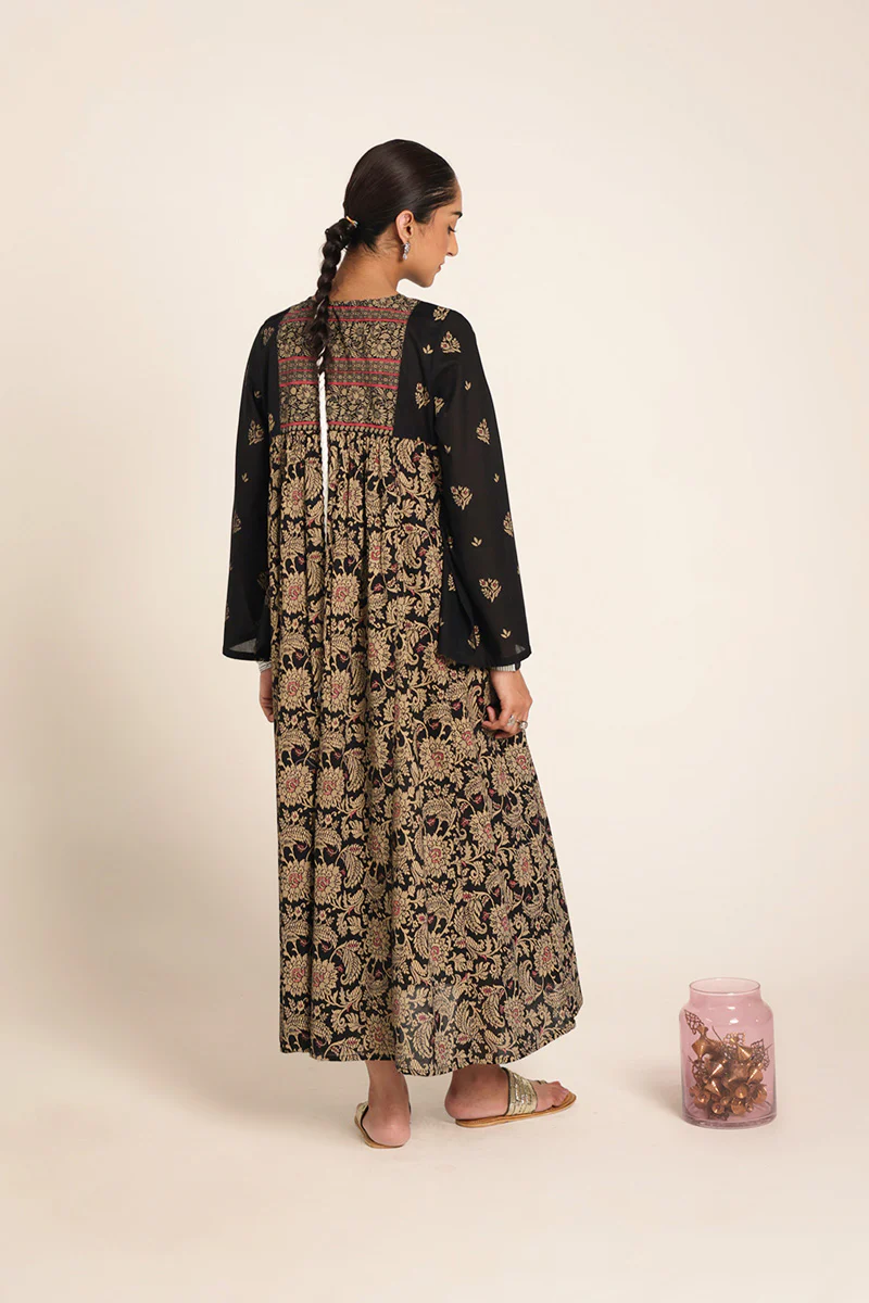 Jacquard Majesty Gold Whirl Frock - Image 5