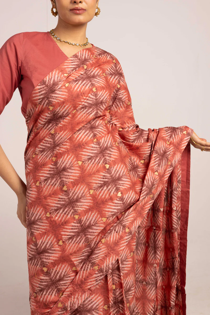 Tapestry of Dye Heart Saree - Image 12