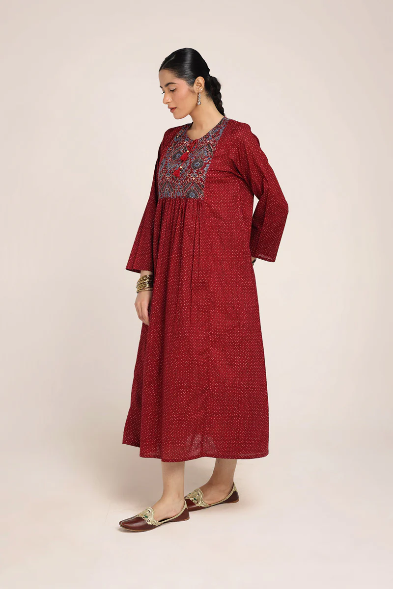 Ajrak Tales Twirl Frock - Image 3