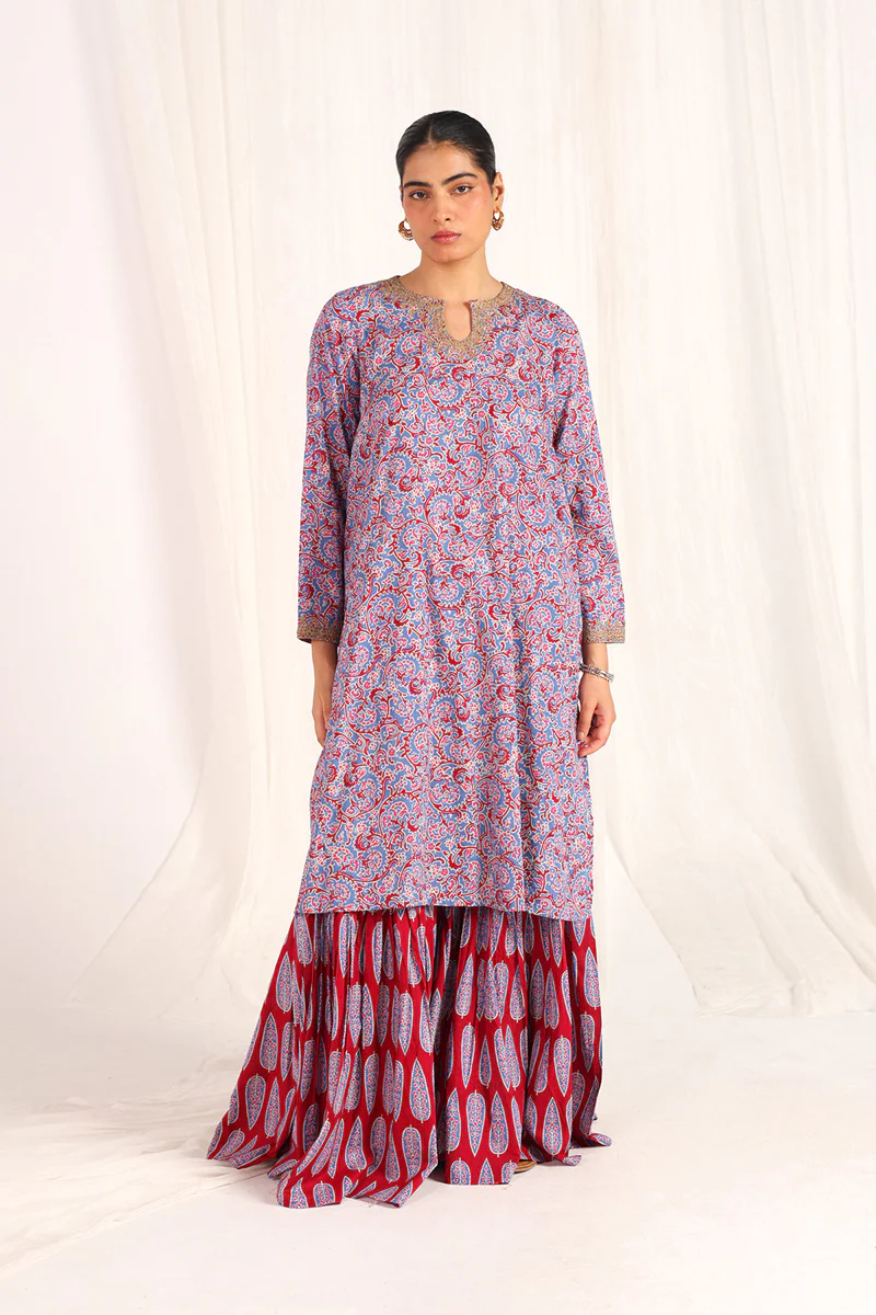 Saru Luxe Thread Gharara Set - Image 6