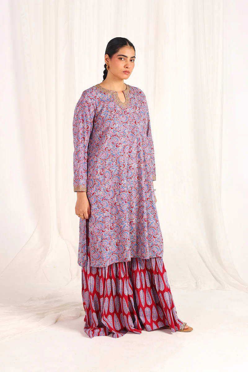 Saru Luxe Thread Gharara Set - Image 9