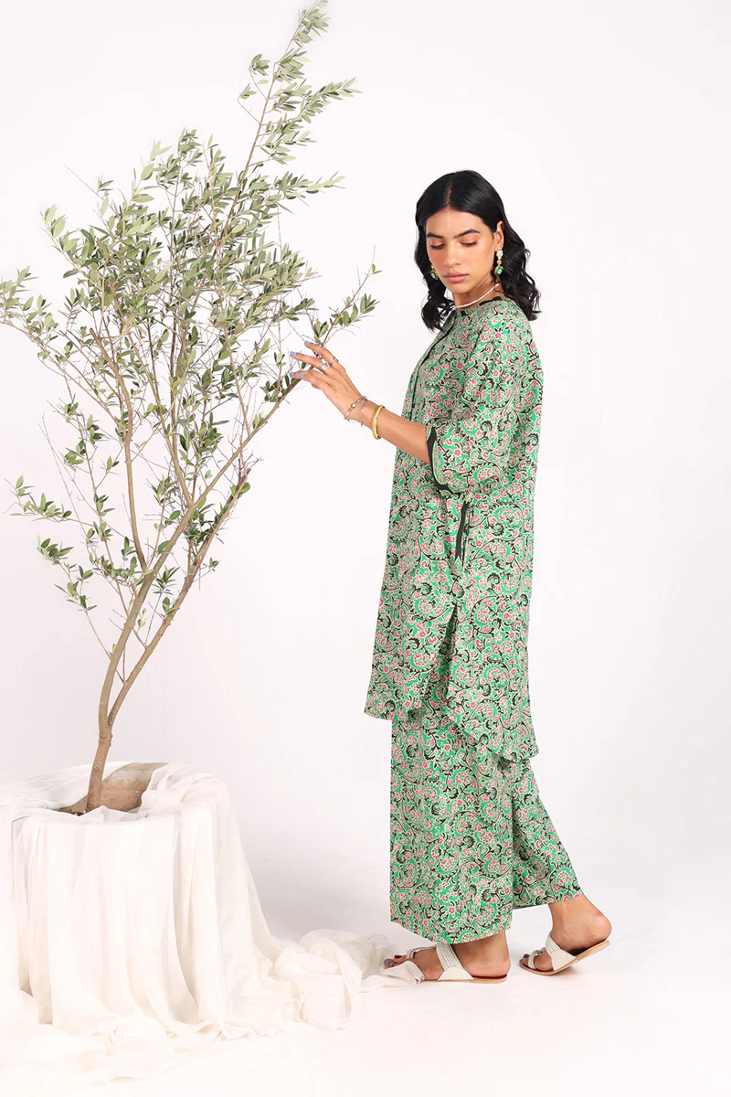 Printed Saru Ensemble - Image 4