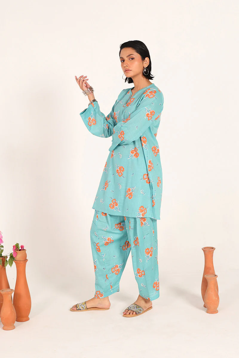 Floral Echoes of Indus Duo - Image 7