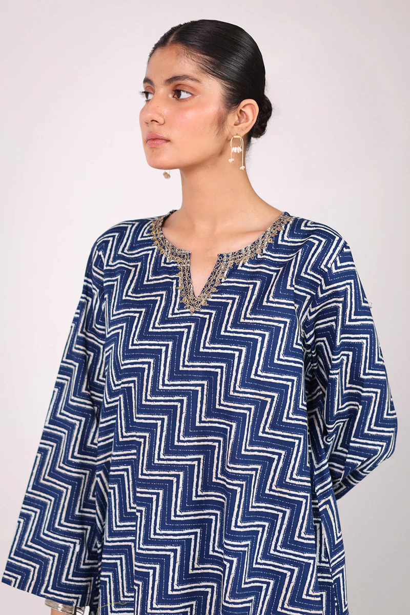 Blooming Bagh Chevron Duo - Image 5