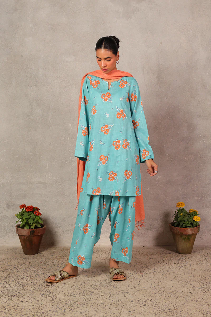 Indus Mukaish Bloom Ensemble - Image 15