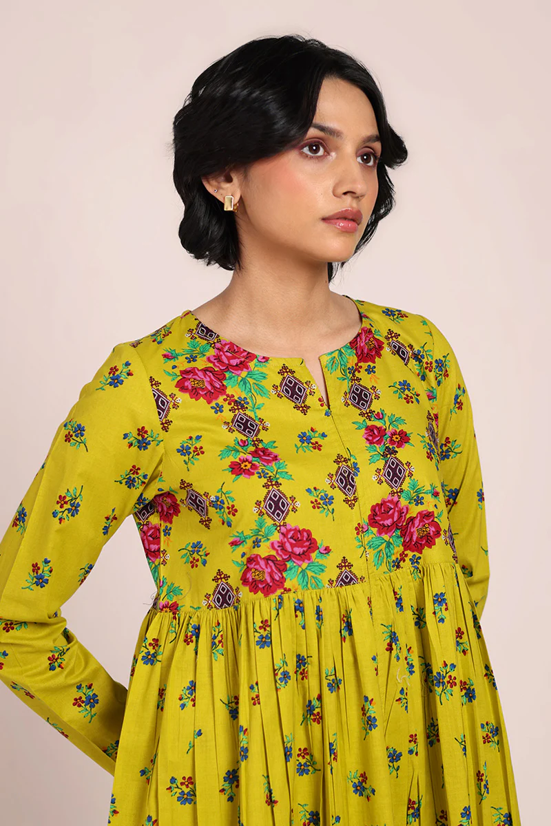 Heart of Balochi Booti Frock - Image 6