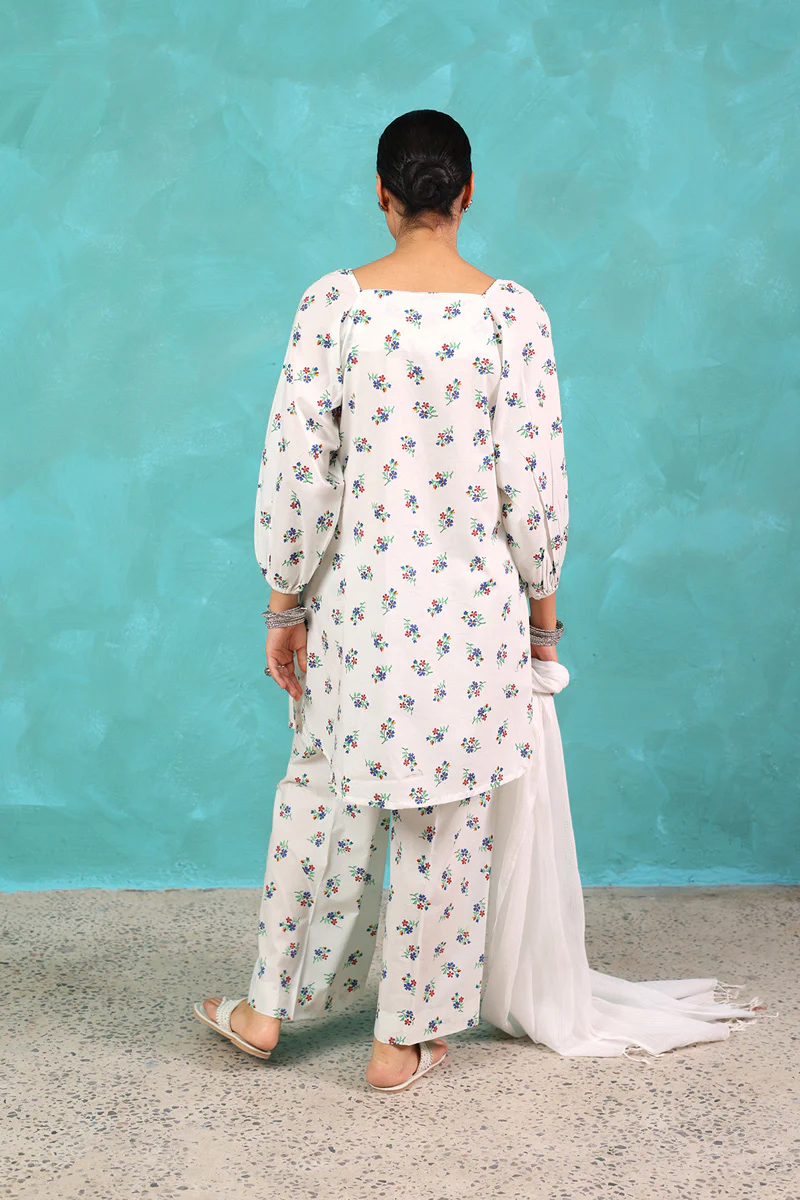Balochi Booti Spring Veil Ensemble - Image 5