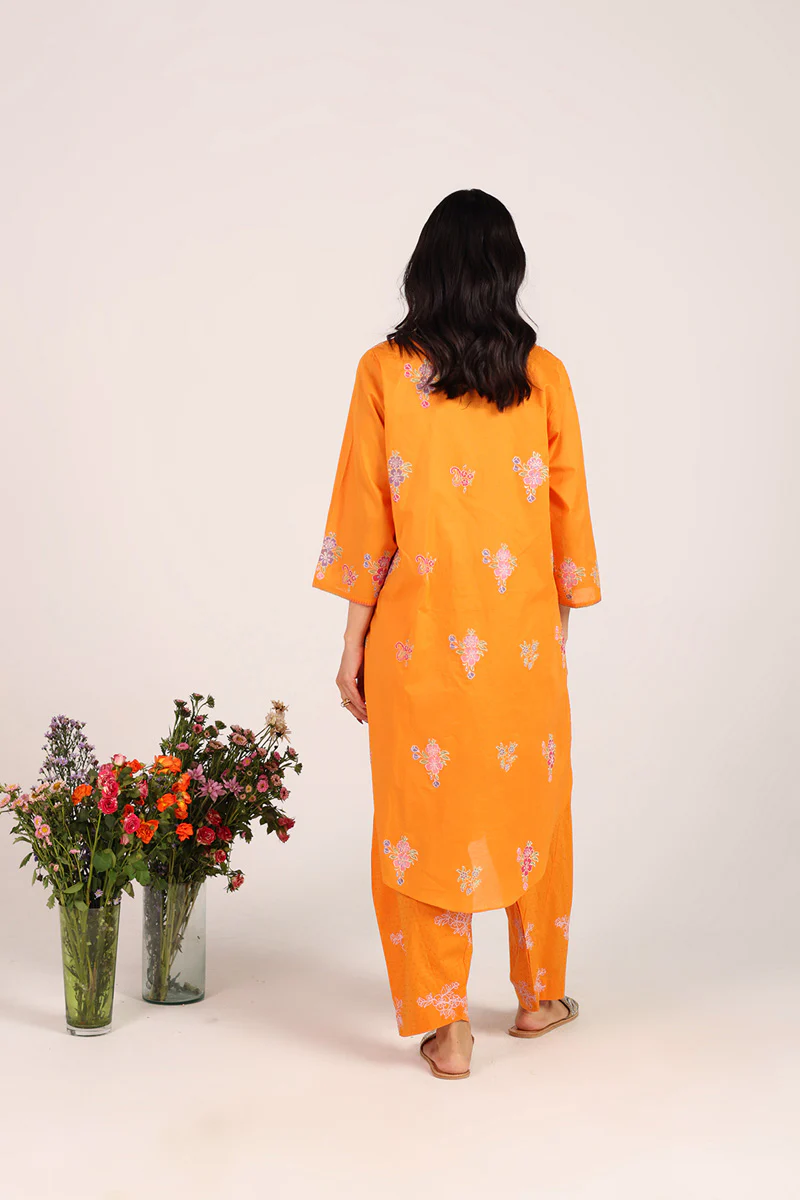 Block-Printed Ferozan Ensemble - Image 8
