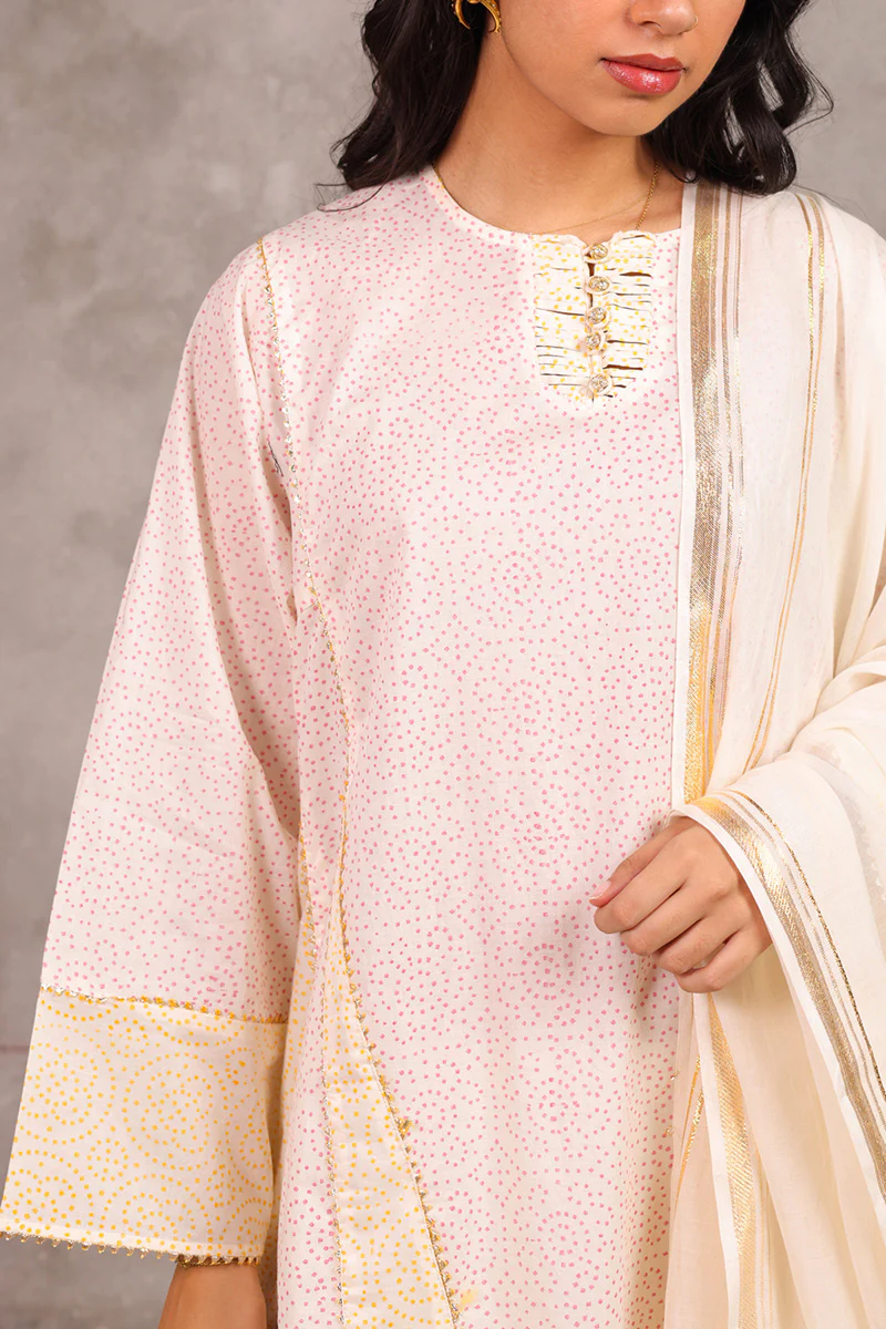 Block-Printed Anarkali Ensemble - Image 5