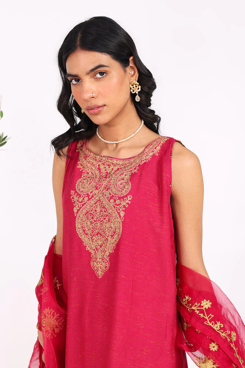 Hues of Red Golden Drift 3 Piece Suit - Image 2