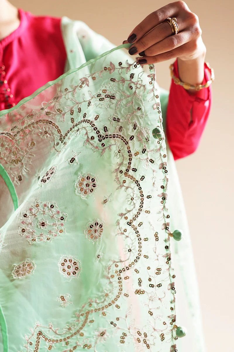 Sequin Dust Dupatta - Image 4
