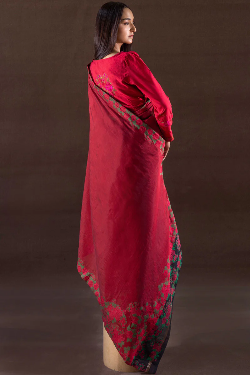 Golden Rose Opulent Saree - Image 6