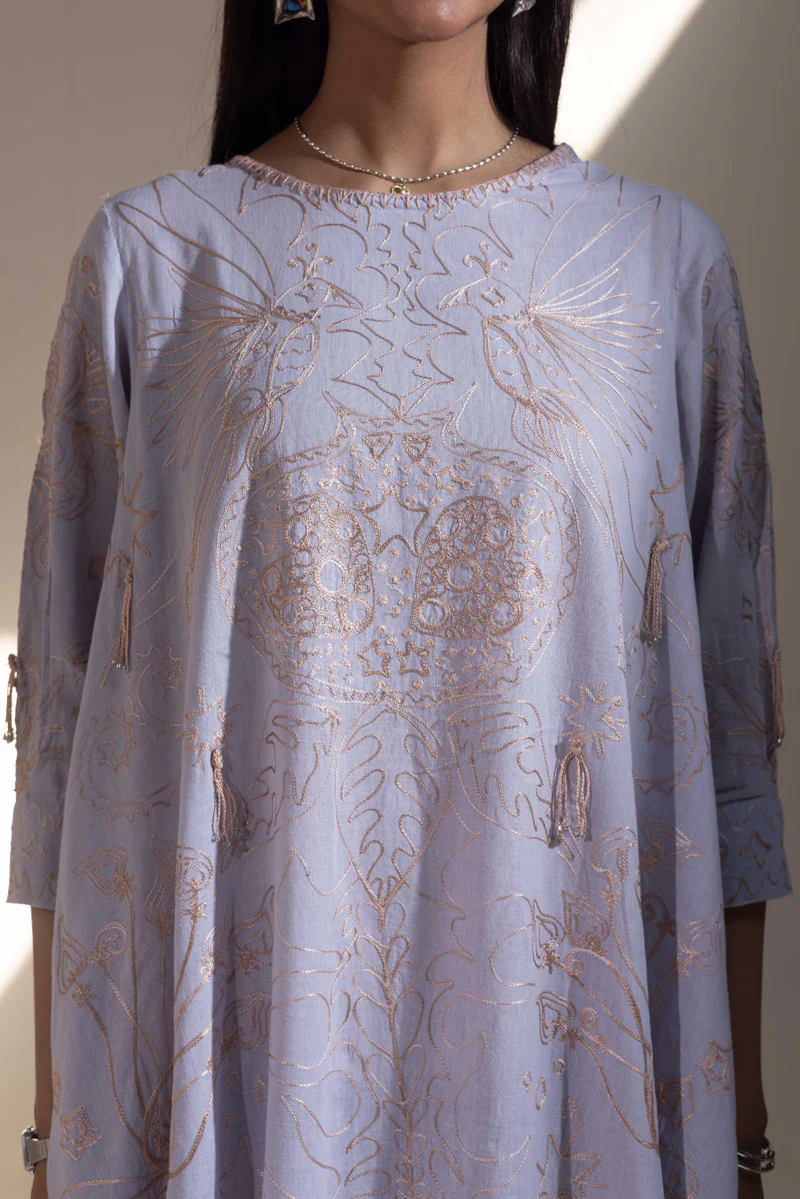 Starry Knots Aari-Embroidered Dress - Image 3