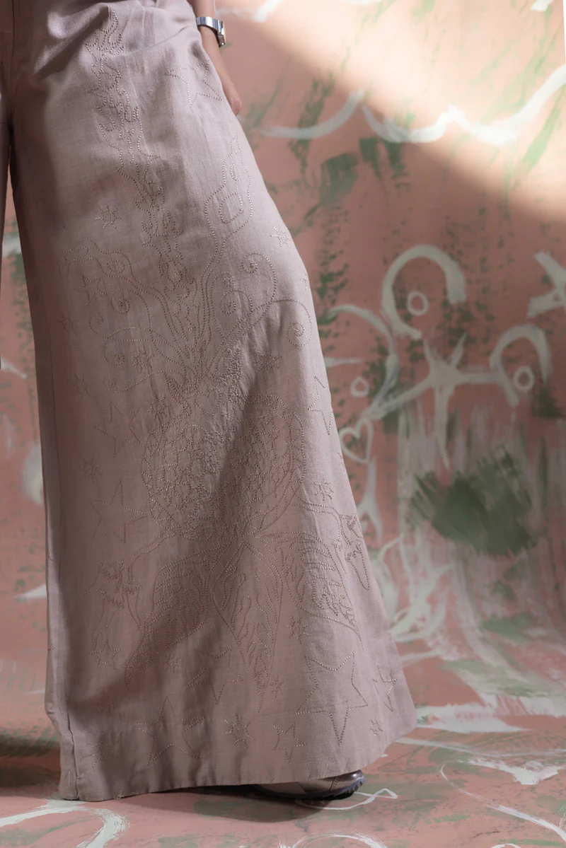 Heart Of Anar Embroidered Trousers - Image 2
