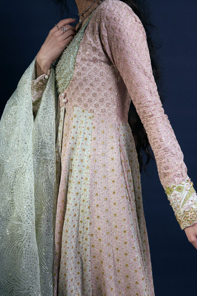 Zar-e-Nur Anarkali Set - Image 3