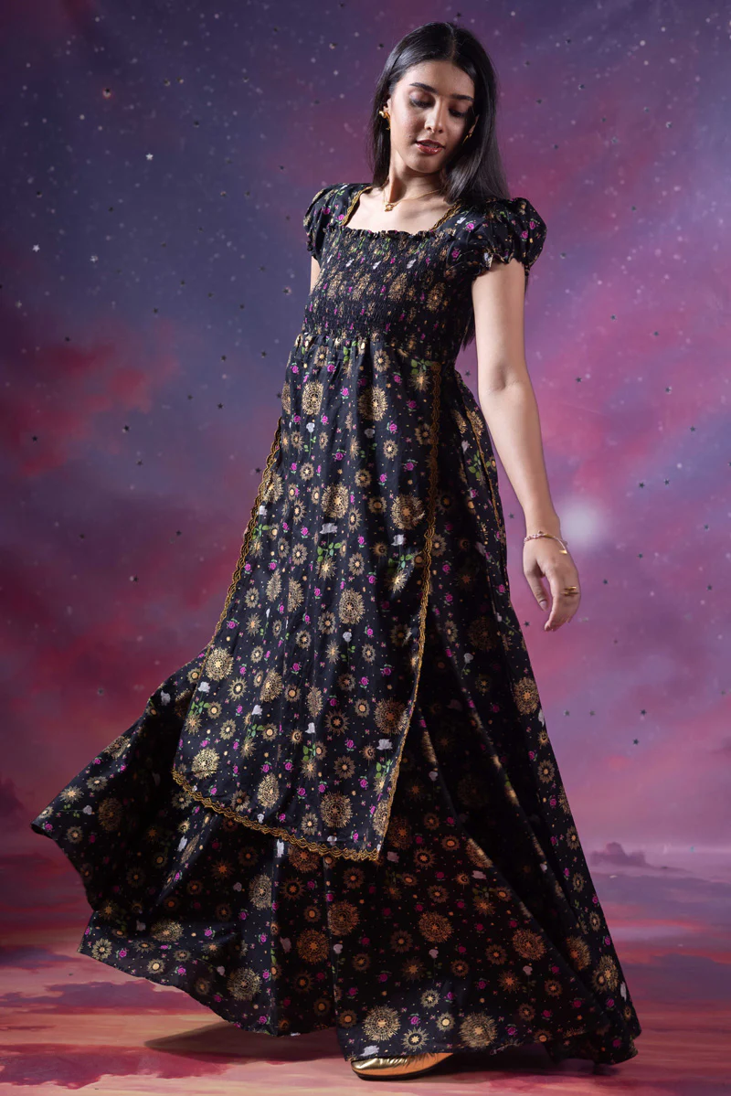 Raazi Ronak Smocked Dress - Image 4