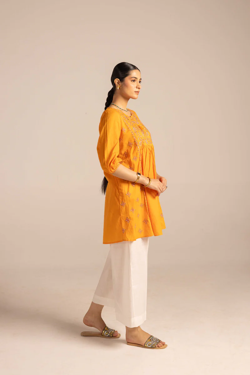 Pure Multani Blue Hues Kurta - Image 9