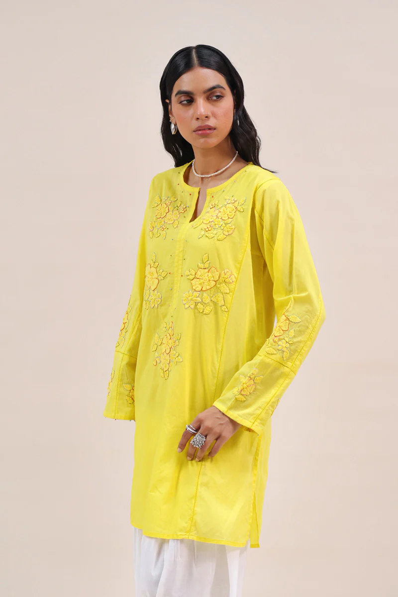 Hand Crafted Flower Market Shirt