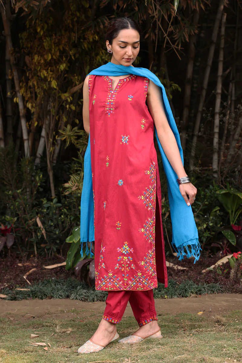 Hand Embroidered Patti Set - Image 4