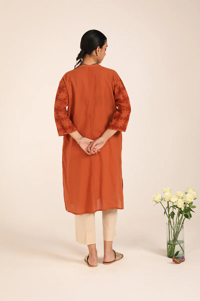 Spring Fling Schiffli Whispers Kurta - Image 16