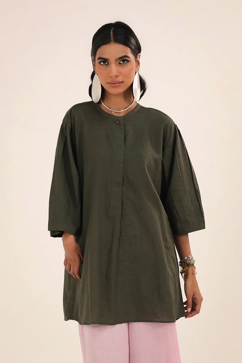 Linen love buttoned top - Image 3