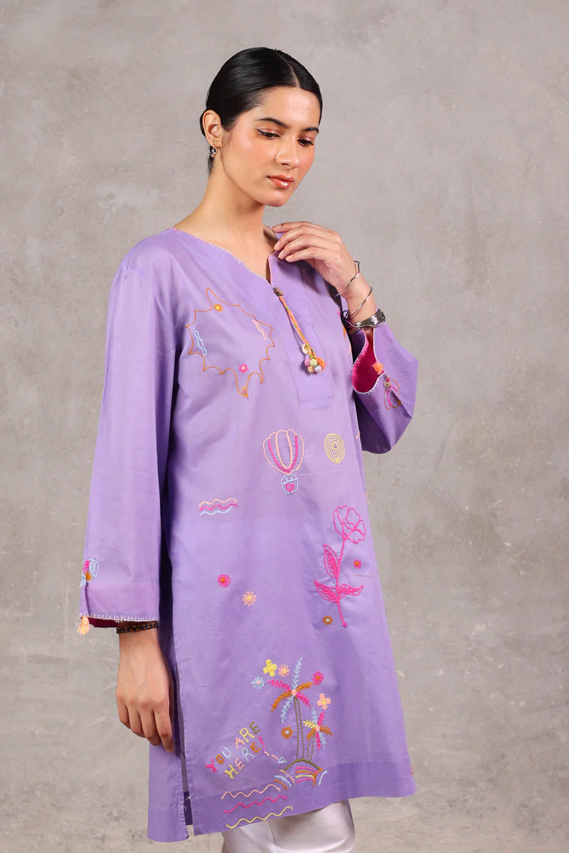 Gypsy Wonders Thread Pop Kurta - Image 7