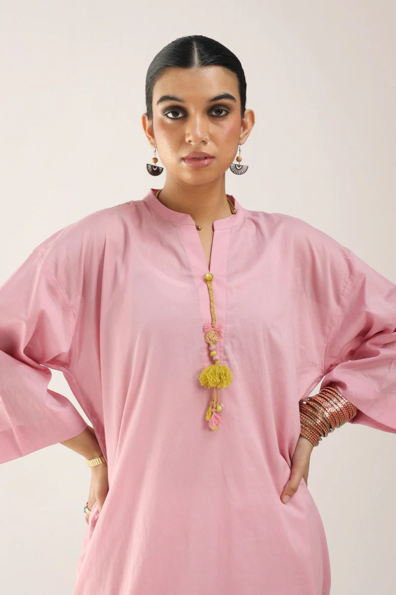 Seafoam Haven solid Kurta - Image 2