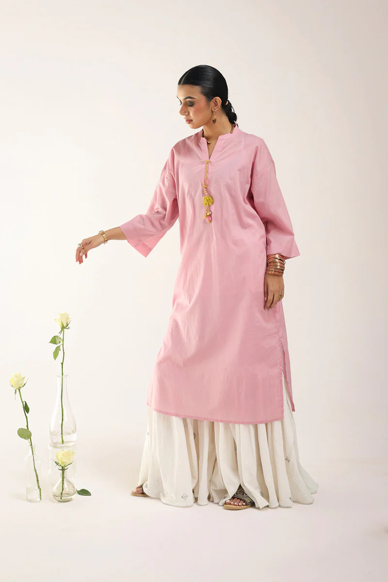 Seafoam Haven solid Kurta - Image 4