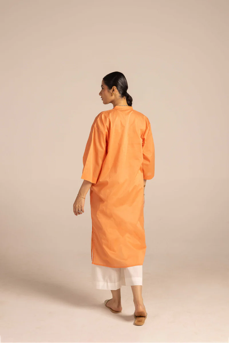 Seafoam Haven solid Kurta - Image 9