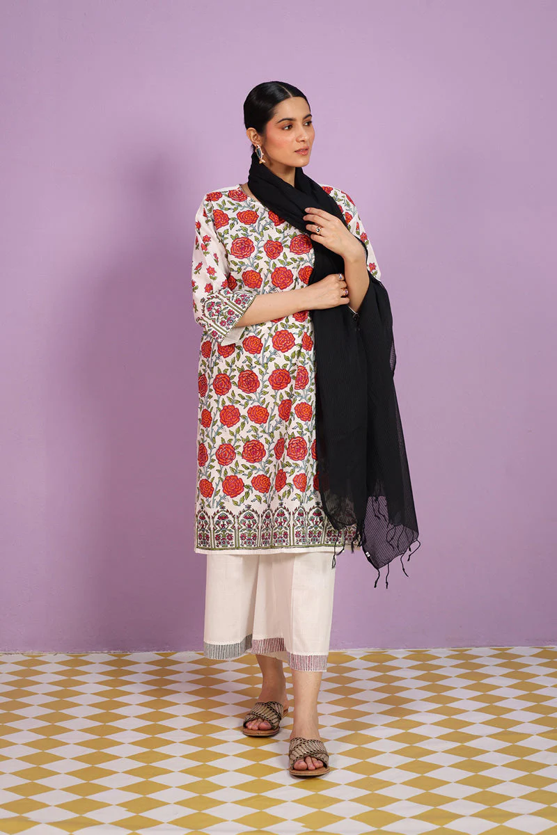100% Pure Cotton Dupatta - Image 2
