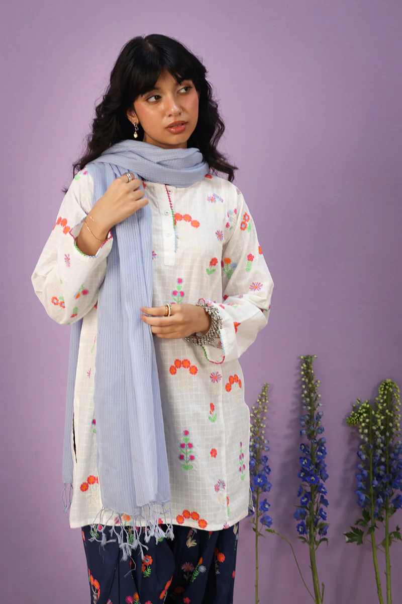 100% Pure Cotton Dupatta - Image 2