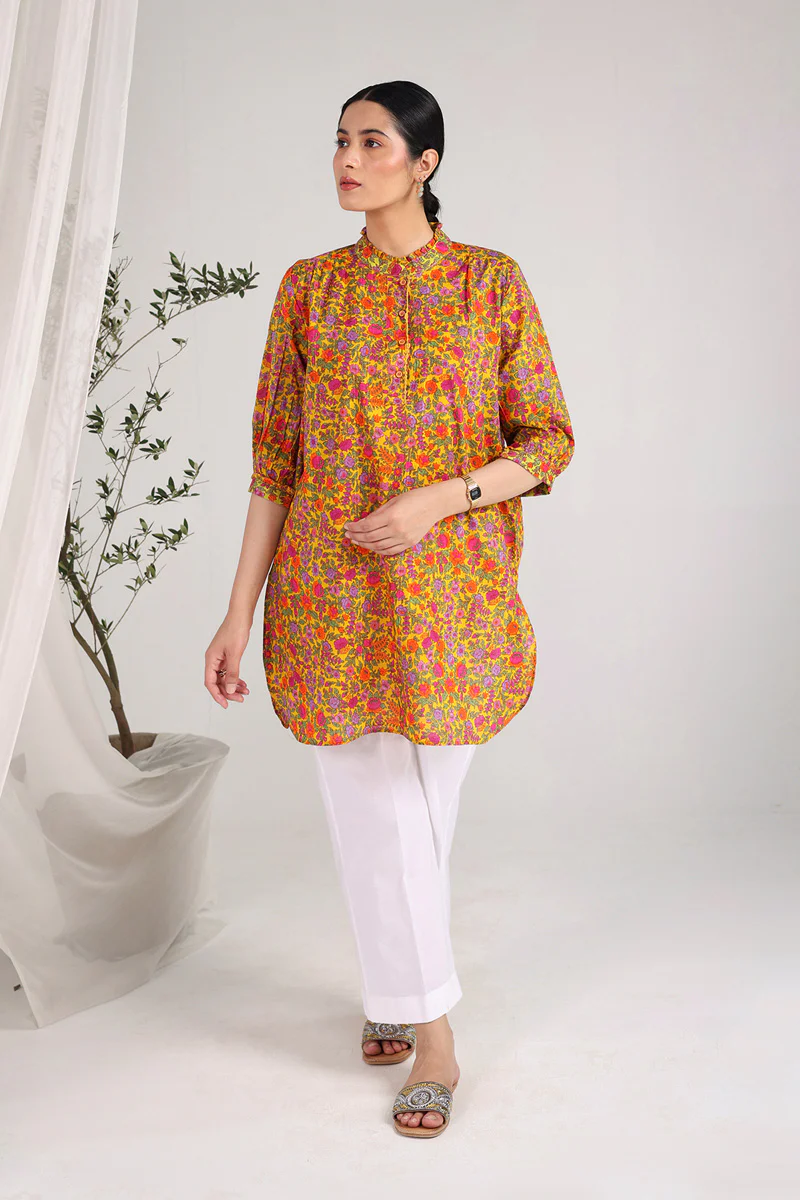 Painted Dreams Floret Flair Kurta - Image 5