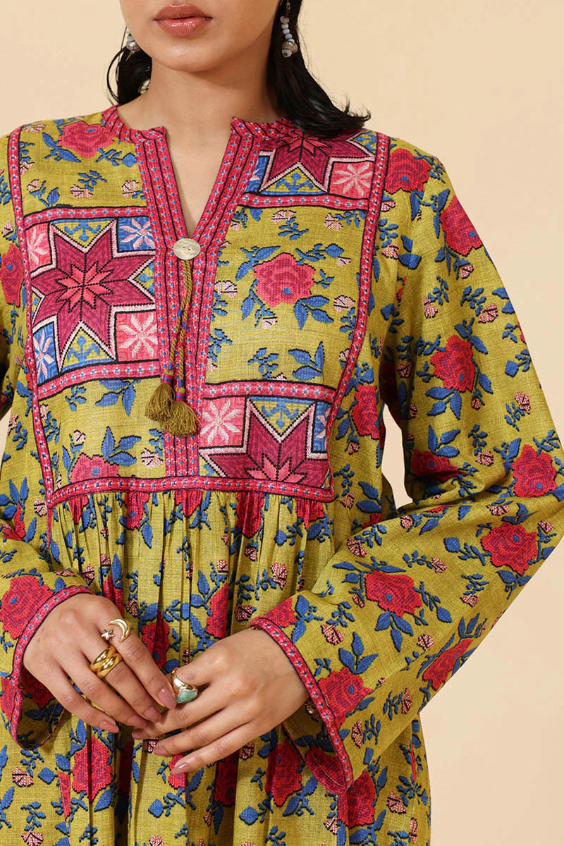 Printed Mosaic Tassel Set - Image 10