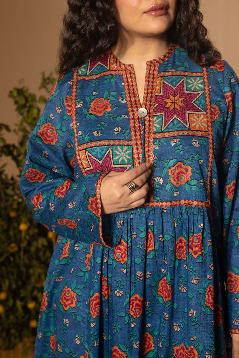 Printed Mosaic Tassel Set - Image 2