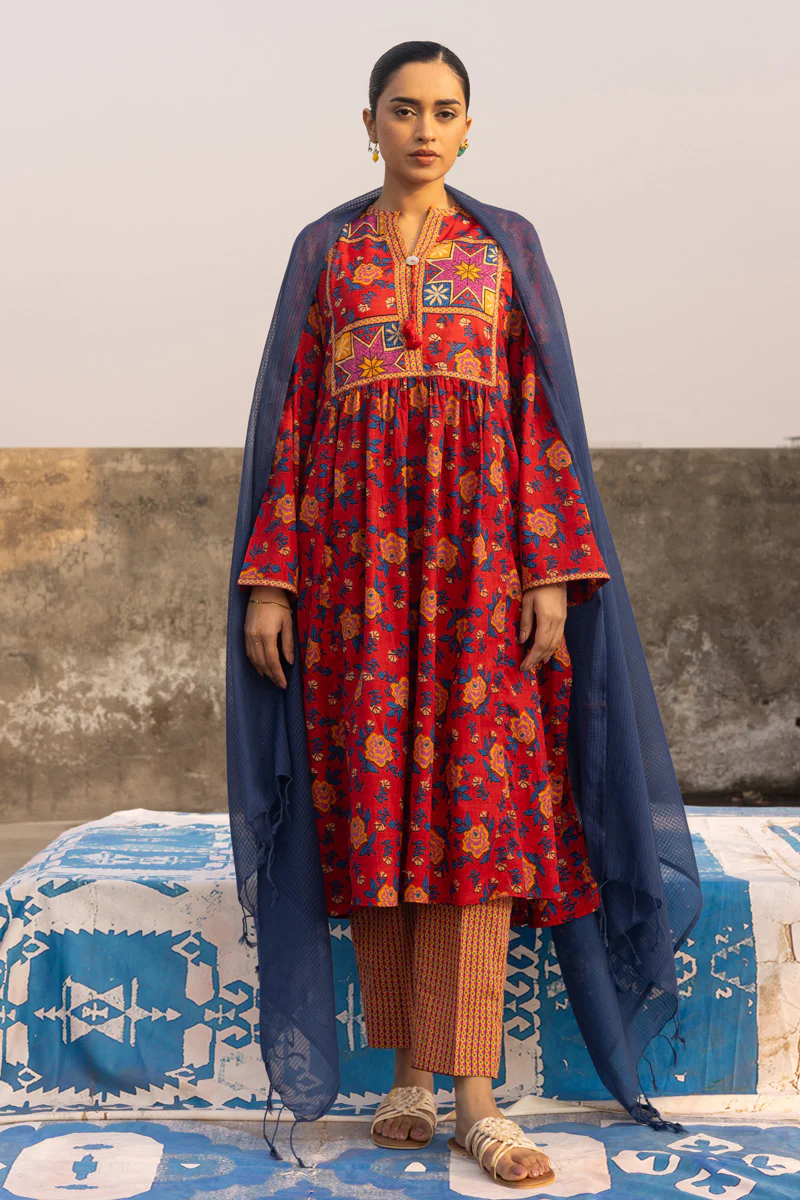 Printed Mosaic Tassel Set - Image 7