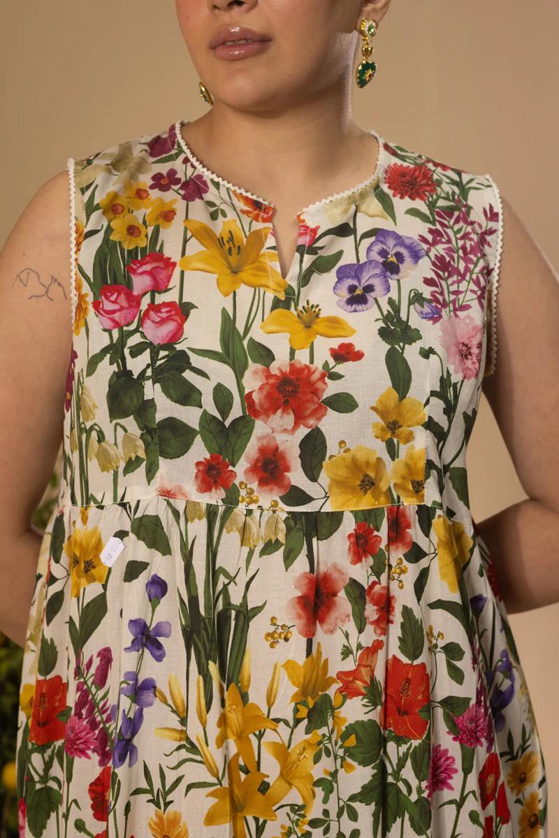 Soft Spring Tiered Dress - Image 2