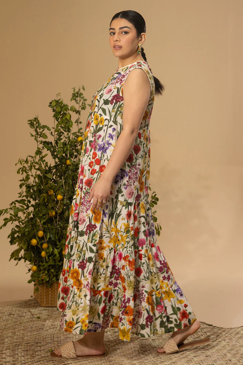 Soft Spring Tiered Dress - Image 4