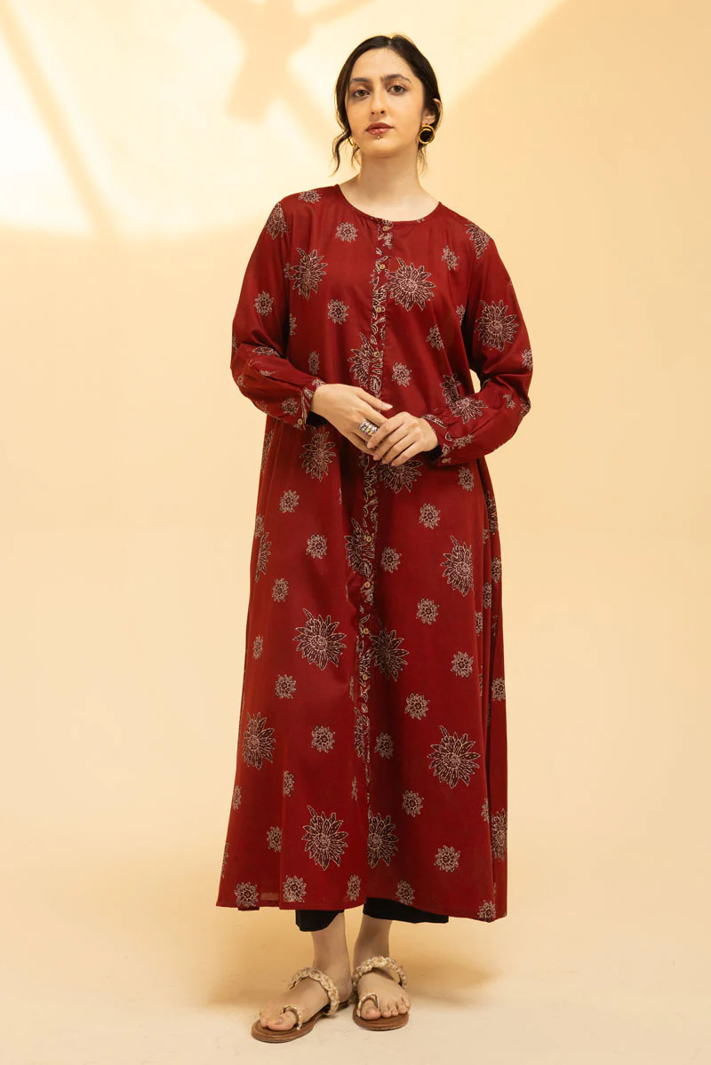 Bloom Veil Printed Dress - Image 2