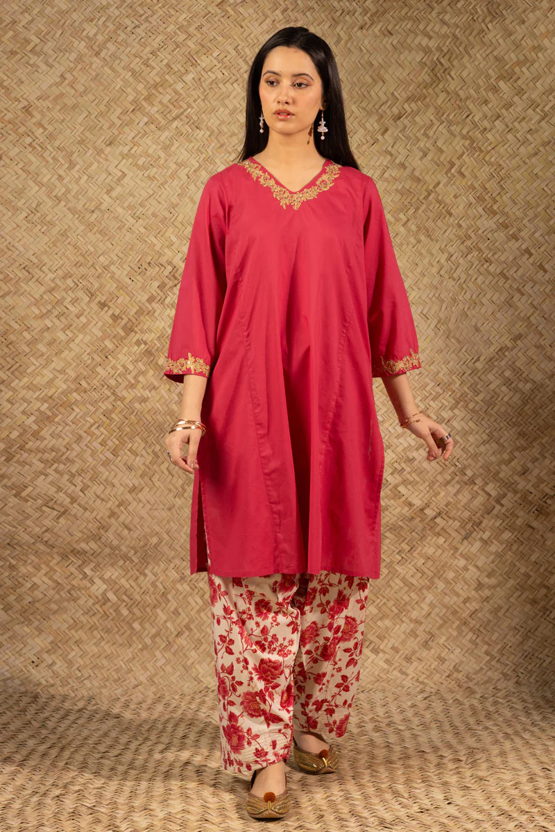 Golden Bloom Printed set - Image 6