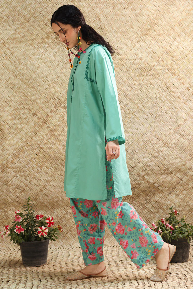 Floral Embroidered Set - Image 7